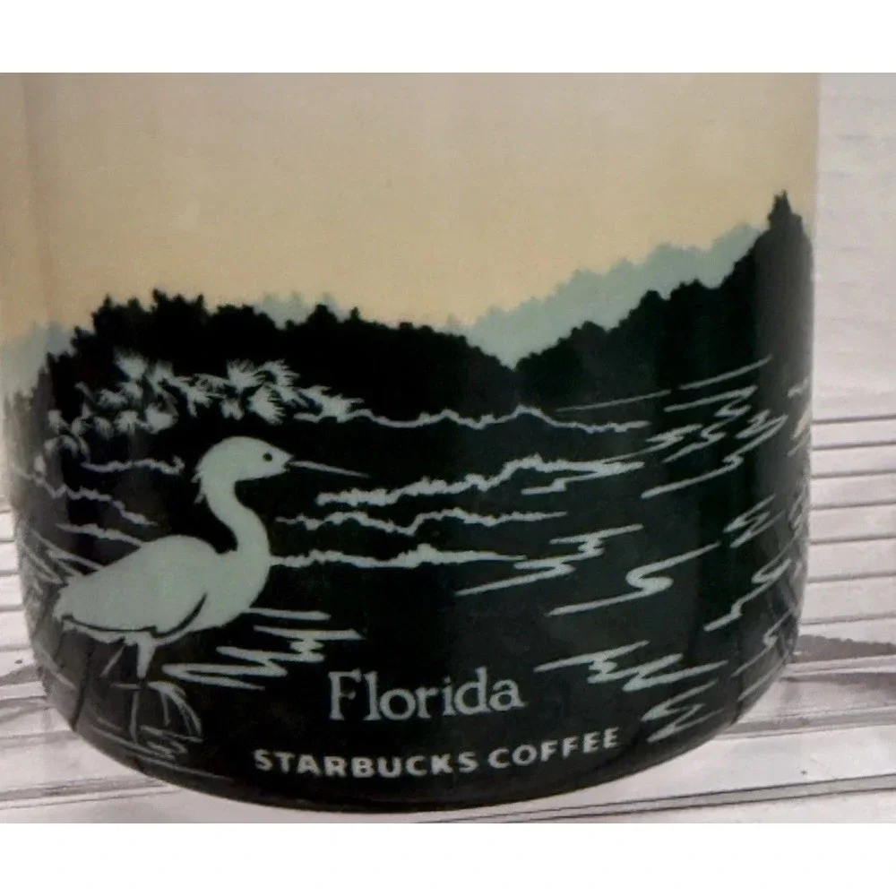 Starbucks 2009 Florida Global Collector Series State Coffee Mug Cup 16 Oz‎